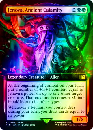 Jenova, Ancient Calamity (Extended Art) - 0493 - Foil