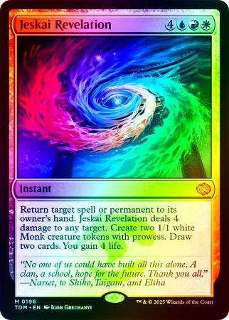 Jeskai Revelation - 0196 - Foil