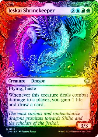 Jeskai Shrinekeeper (Showcase) - 0311 - Foil