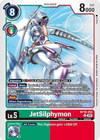 JetSilphymon - BT18-053 U - Uncommon