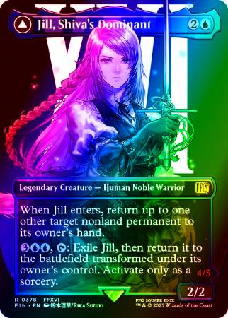 Jill, Shiva's Dominant (Borderless) - 0378 - Foil
