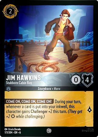 Jim Hawkins - Stubborn Cabin Boy - 173/204 - Common Cold Foil