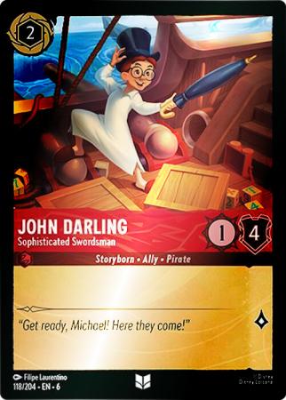 John Darling - Sophisticated Swordsman - 118/204 - Uncommon Cold Foil