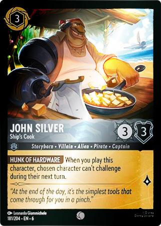John Silver - Ship's Cook - 181/204 - Common Cold Foil