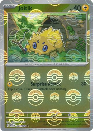 Joltik (Poke Ball Pattern) - 033/086 - Common Reverse Holo
