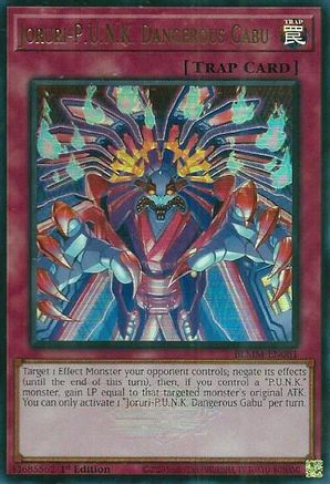 Joruri-P.U.N.K. Dangerous Gabu (BLMM-EN081) - Battles of Legend: Monster Mayhem Ultra Rare 1st Edition
