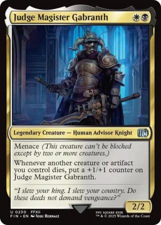 Judge Magister Gabranth - 0230