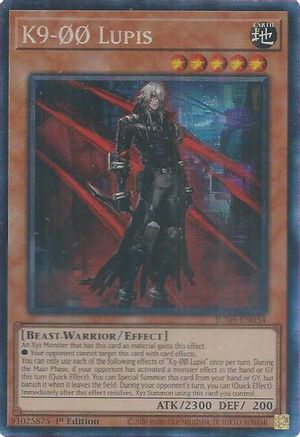 K9-00 Lupis (CR) (JUSH-EN034) - Justice Hunters Collector's Rare 1st Edition