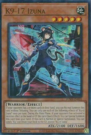 K9-17 Izuna (JUSH-EN031) - Justice Hunters Ultra Rare 1st Edition