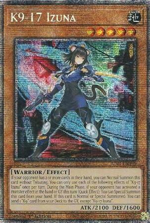 K9-17 Izuna (Starlight Rare) (JUSH-EN031) - Justice Hunters Starlight Rare 1st Edition