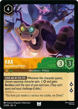 Kaa - Hypnotizing Python - 021/204 - Uncommon