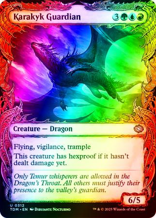 Karakyk Guardian (Showcase) - 0312 - Foil