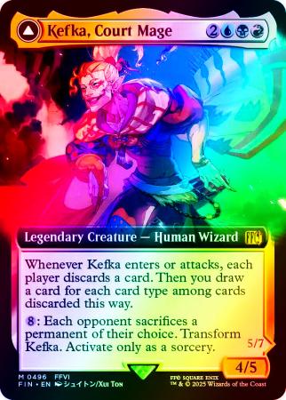 Kefka, Court Mage (Extended Art) - 0496 - Foil