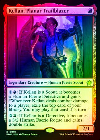 Kellan, Planar Trailblazer - 0091 - Foil
