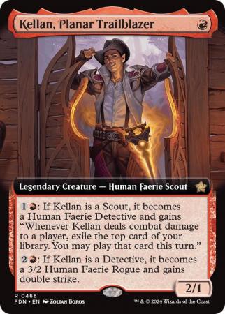 Kellan, Planar Trailblazer (Extended Art) - 0466