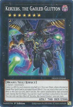 Kerzebs, the Gaoled Glutton (DOOD-EN048) - Doom of Dimensions Common / Short Print 1st Edition
