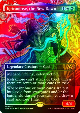 Ketramose, the New Dawn (Borderless) - 0350 - Foil