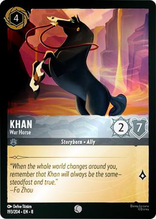 Khan - War Horse - 193/204 - Common Cold Foil