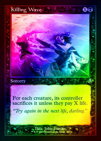 Killing Wave (Retro Frame) - 0386 - Foil