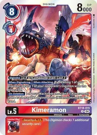 Kimeramon - BT18-015 - BT18-015 R - Rare