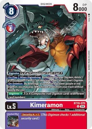 Kimeramon - BT19-070 - BT19-070 U - Uncommon