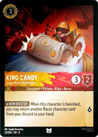 King Candy - Sugar Rush Nightmare - 023/204 - Uncommon Cold Foil