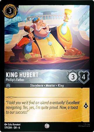 King Hubert - Phillip's Father - 179/204 - Common Cold Foil