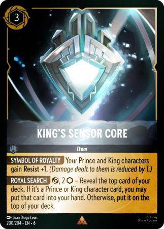 King's Sensor Core - 200/204 - Rare Cold Foil