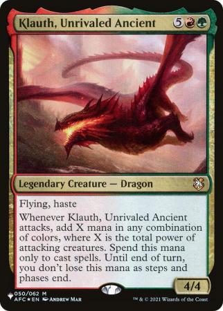 Klauth, Unrivaled Ancient - 050