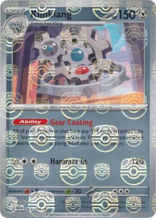 Klinklang (Master Ball Pattern) - 067/086 - Reverse Holo Rare