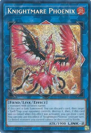 Knightmare Phoenix (Secret Rare) (RA03-EN042) - Quarter Century Bonanza Secret Rare 1st Edition