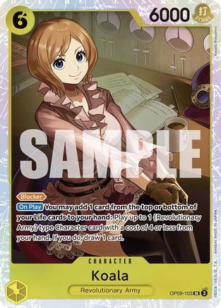 Koala - OP09-103 - Super Rare Foil