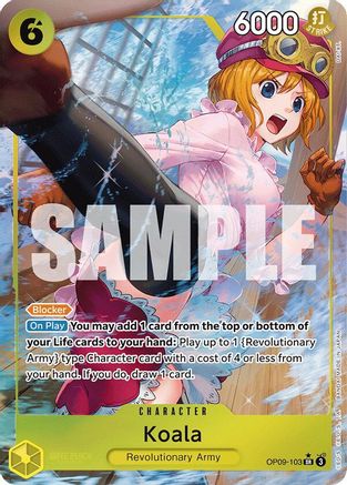 Koala (Parallel) - OP09-103 - Super Rare Foil