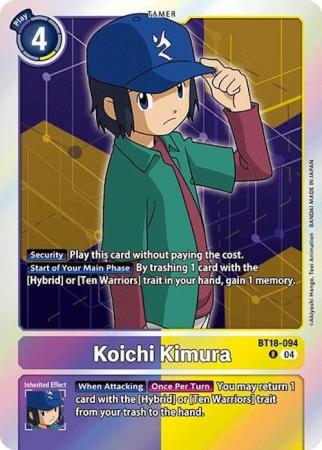 Koichi Kimura - BT18-094 R - Rare