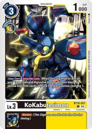 KoKabuterimon - BT18-057 C - Common
