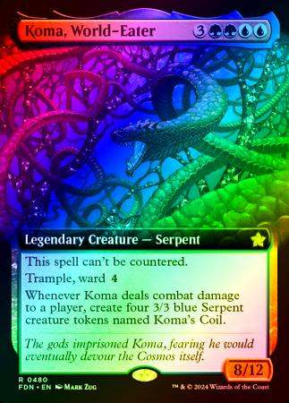 Koma, World-Eater (Extended Art) - 0480 - Foil