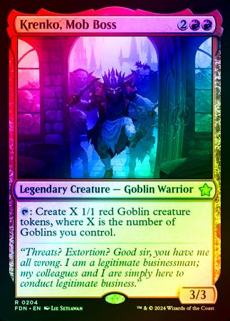 Krenko, Mob Boss - 0204 - Foil