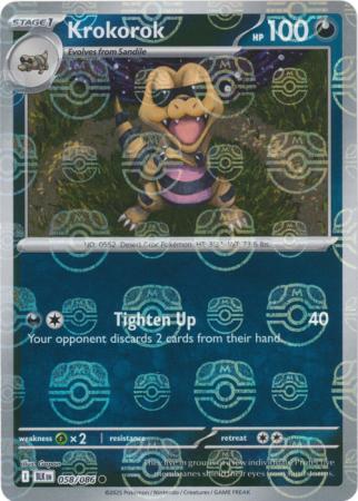 Krokorok (Master Ball Pattern) - 061/086 - Common Reverse Holo