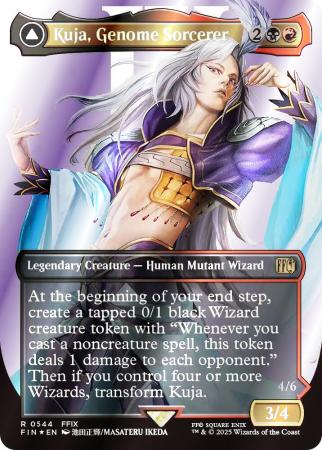 Kuja, Genome Sorcerer (Borderless) (Surge Foil) - 0544 - Foil
