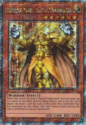 Kuraz the Light Monarch (Quarter Century Secret Rare) (RA04-EN133) - Quarter Century Stampede Quarter Century Secret Rare 1st Edition