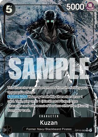 Kuzan (Parallel) - OP10-082 - Super Rare Foil