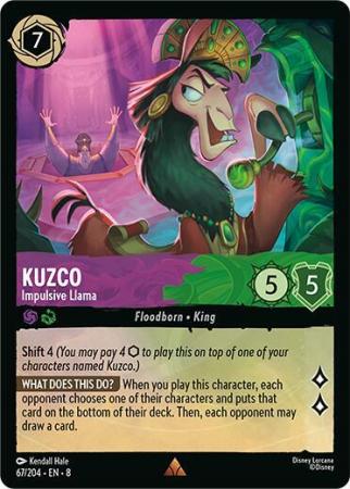 Kuzco - Impulsive Llama - 067/204 - Rare