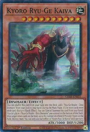 Kyoro Ryu-Ge Kaiva (CRBR-EN031) - Crossover Breakers Super Rare 1st Edition