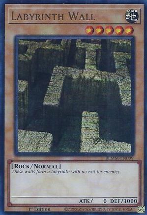 Labyrinth Wall (BLMM-EN099) - Battles of Legend: Monster Mayhem Ultra Rare 1st Edition