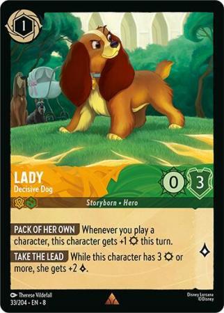 Lady - Decisive Dog - 033/204 - Rare