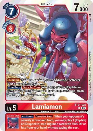 Lamiamon - BT21-025 R - Rare