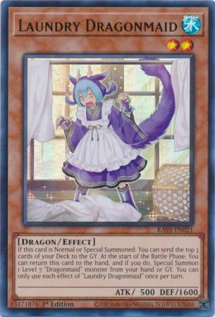 Laundry Dragonmaid (UR) (RA03-EN021) - Quarter Century Bonanza Ultra Rare 1st Edition