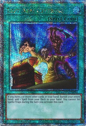 Left Arm Offering (Quarter Century Secret Rare) (RA04-EN086) - Quarter Century Stampede Quarter Century Secret Rare 1st Edition
