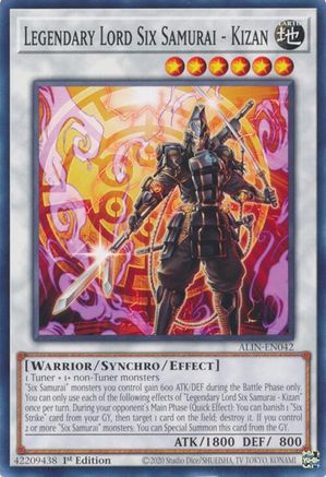 Legendary Lord Six Samurai - Kizan (ALIN-EN042) - Alliance Insight Common / Short Print 1st Edition