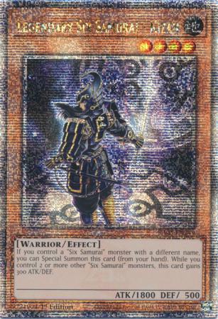 Legendary Six Samurai - Kizan (Quarter Century Secret Rare) (RA03-EN249) - Quarter Century Bonanza Quarter Century Secret Rare 1st Edition